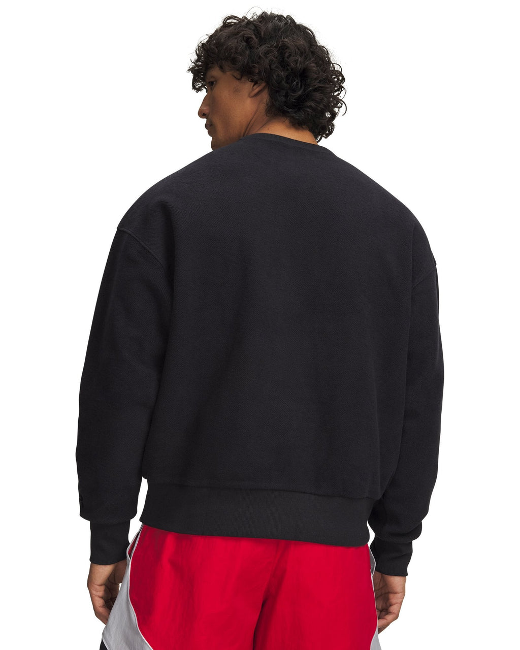 UA Icon Rev Terry Men's Crew - White