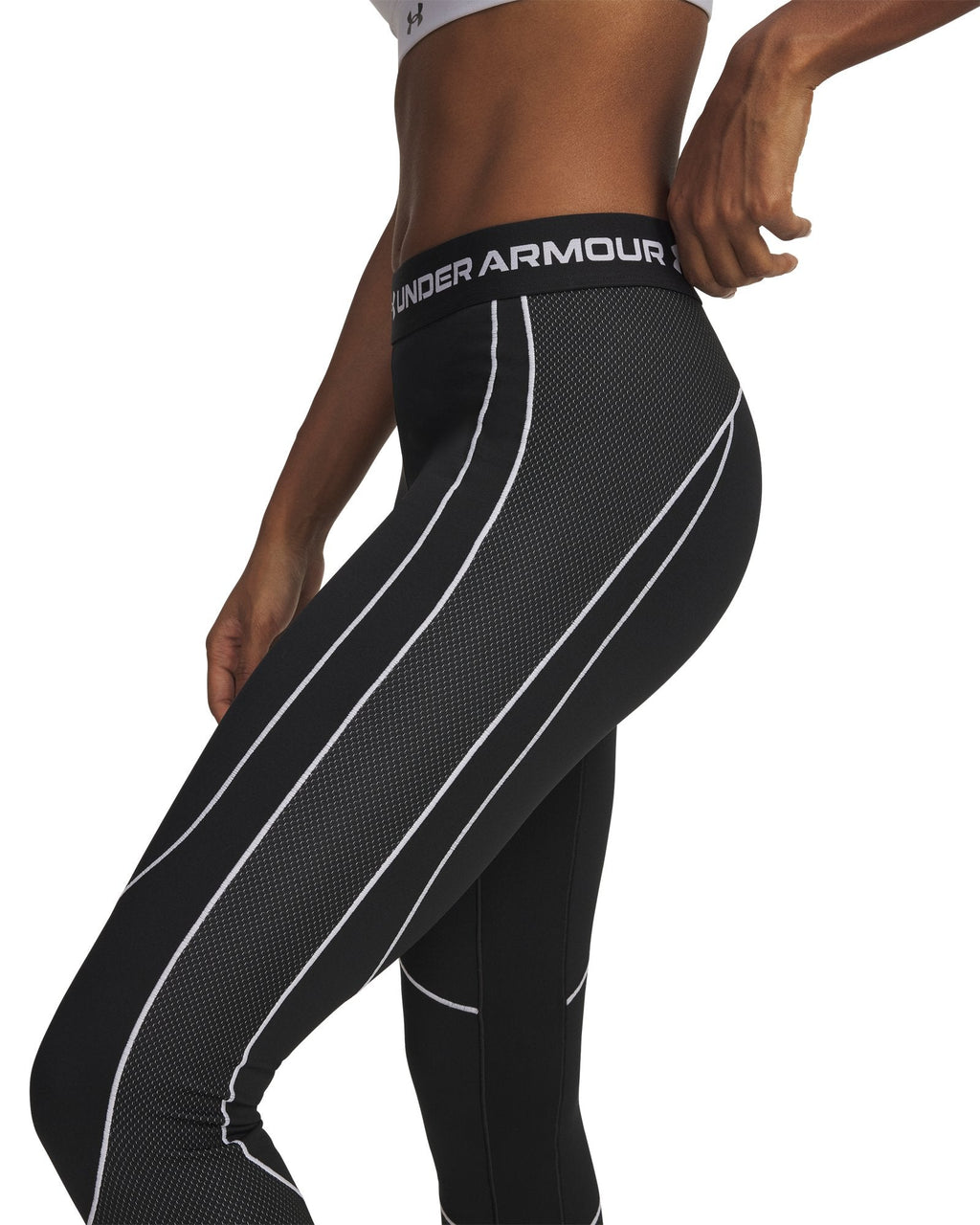 ColdGear® Textured Women's Leggings - Black