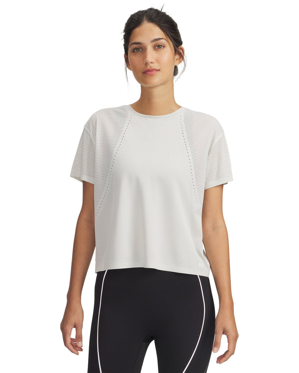 UA HB Vent Women's Short Sleeve - White