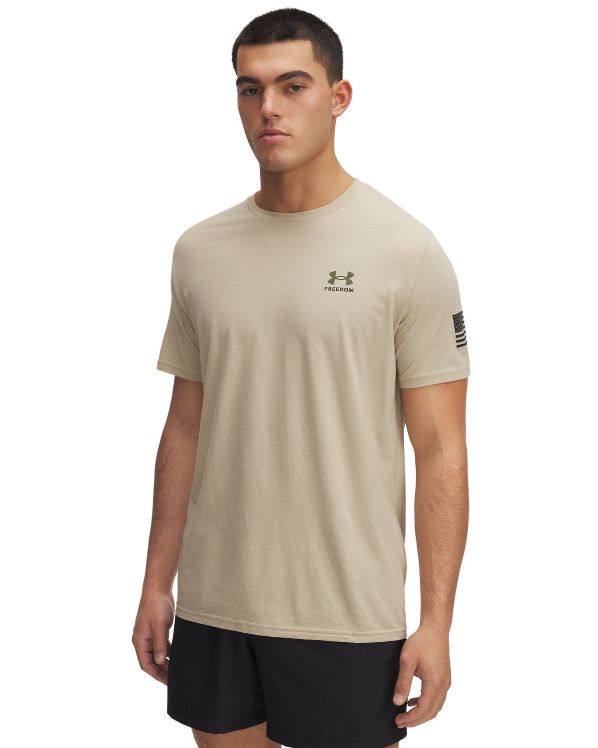 UA Freedom Flag Men's T-Shirt - Brown