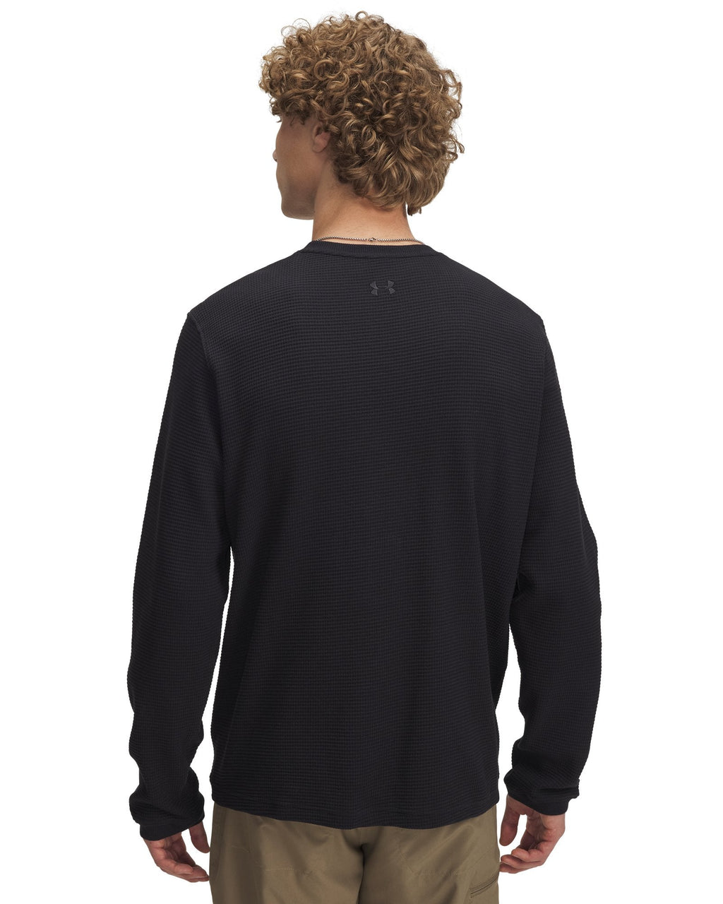 UA Expanse Waffle Men's Crew - Black