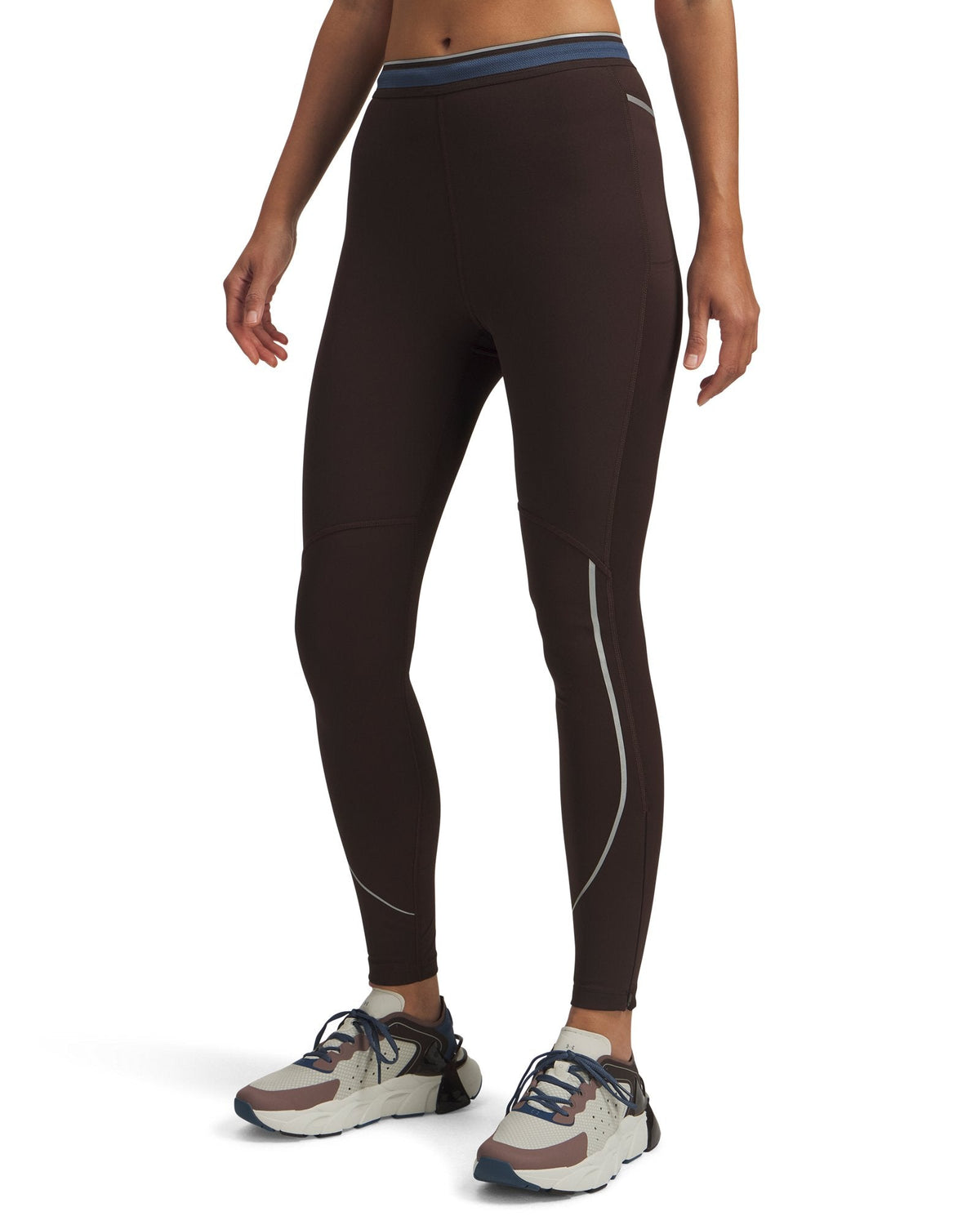 UA HB Run Cold Weather Women's Tights - Brown