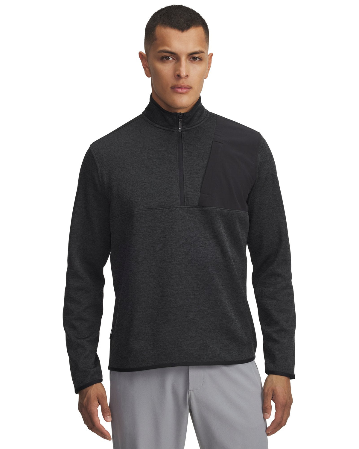 UA Drive SweaterFleece Men's ½ Zip - Black