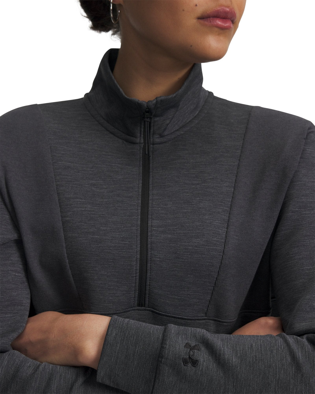 UA Drive Women's Midlayer Pullover - Black