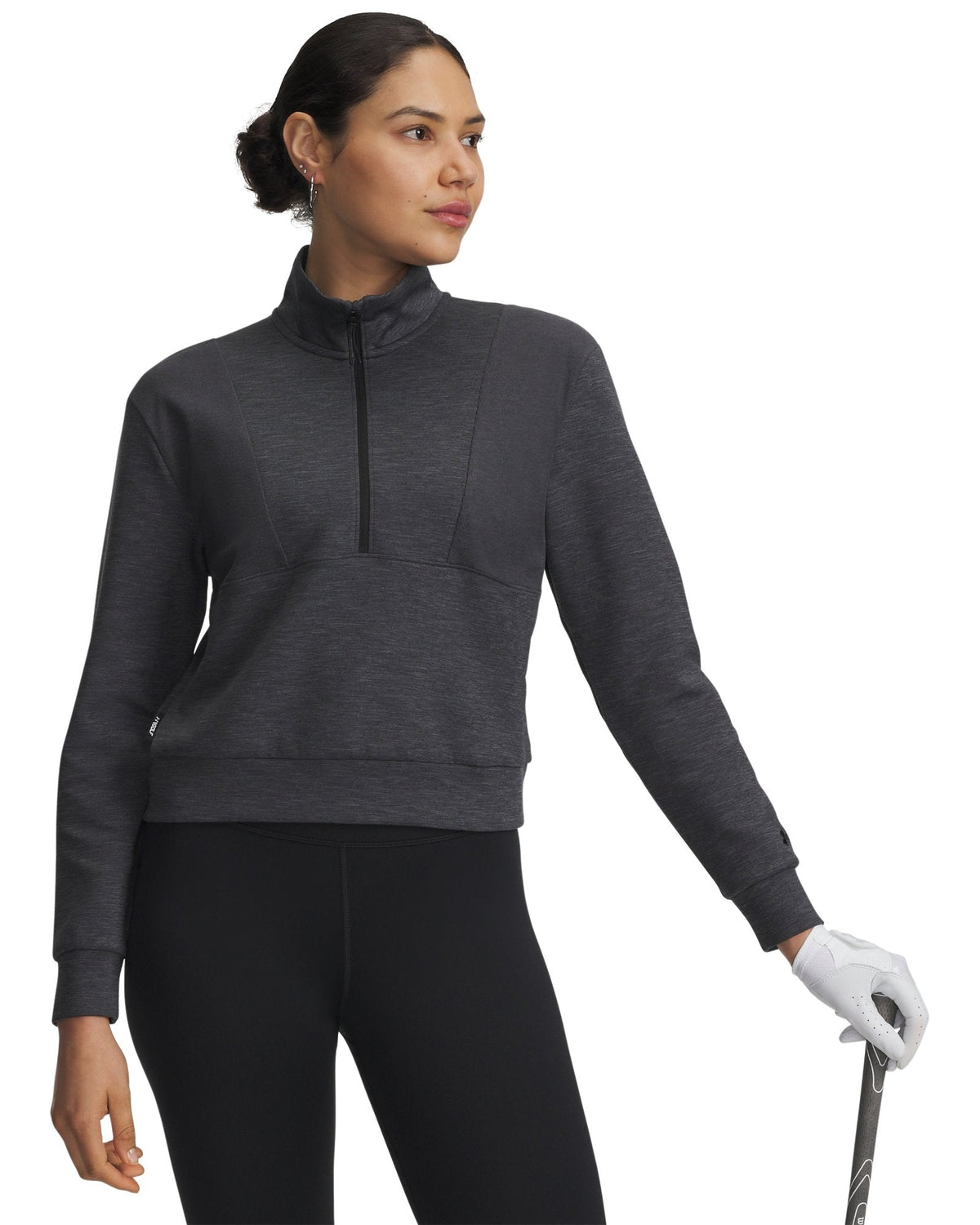UA Drive Women's Midlayer Pullover - Black