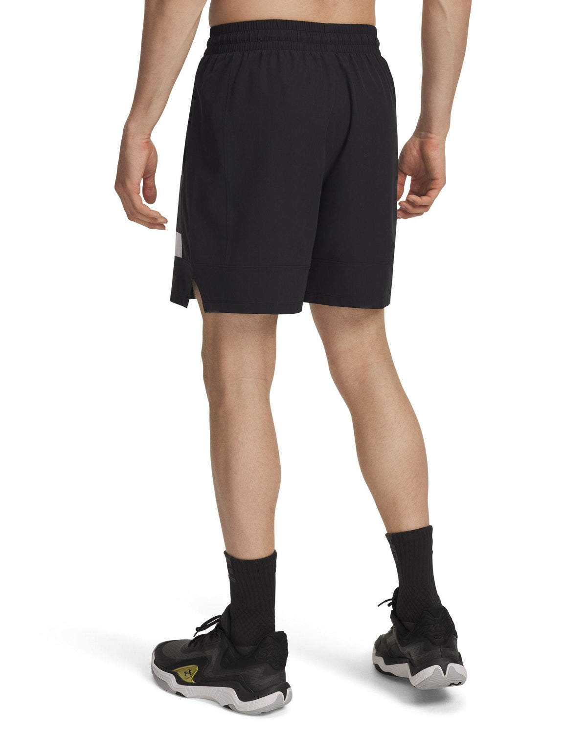 UA Zone Woven Graphic Men's 7'' Shorts - Black