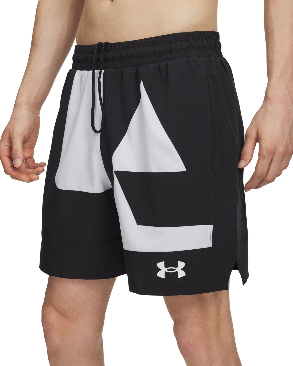 UA Zone Woven Graphic Men's 7'' Shorts - Black