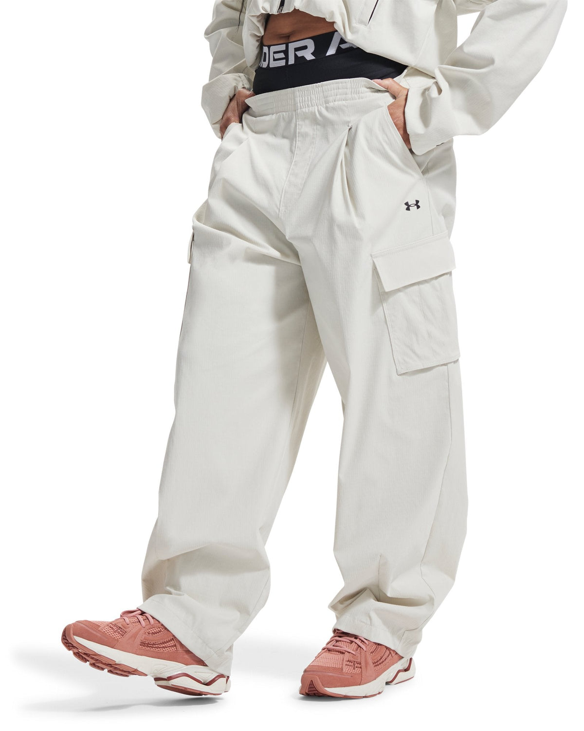 UA Unstoppable Woven Ripstop Women's Cargo Pants - White