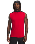 HeatGear® Wordmark Men's Sleeveless - Red