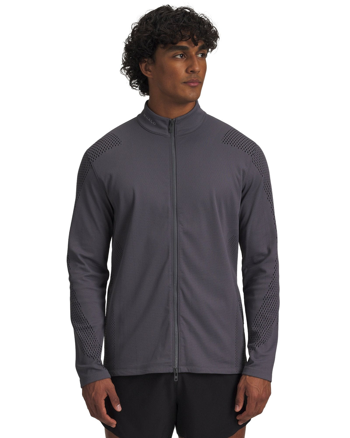 UA HB Engineered Men's Full Zip - Gray
