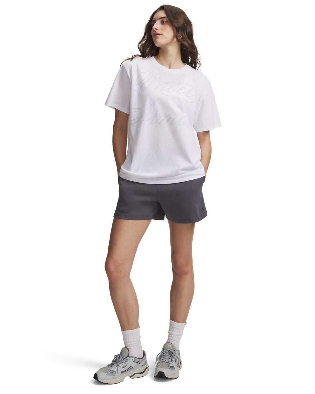 UA Rival Knit Women's 3.75" Shorts - Gray