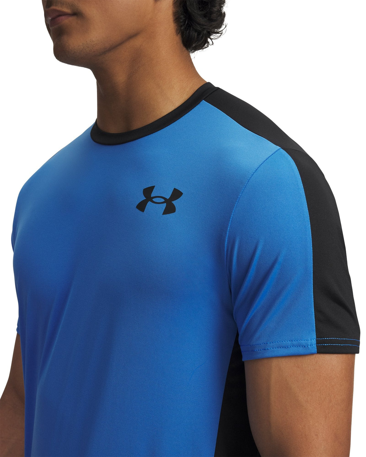 HeatGear® Wordmark Men's Short Sleeve - Blue