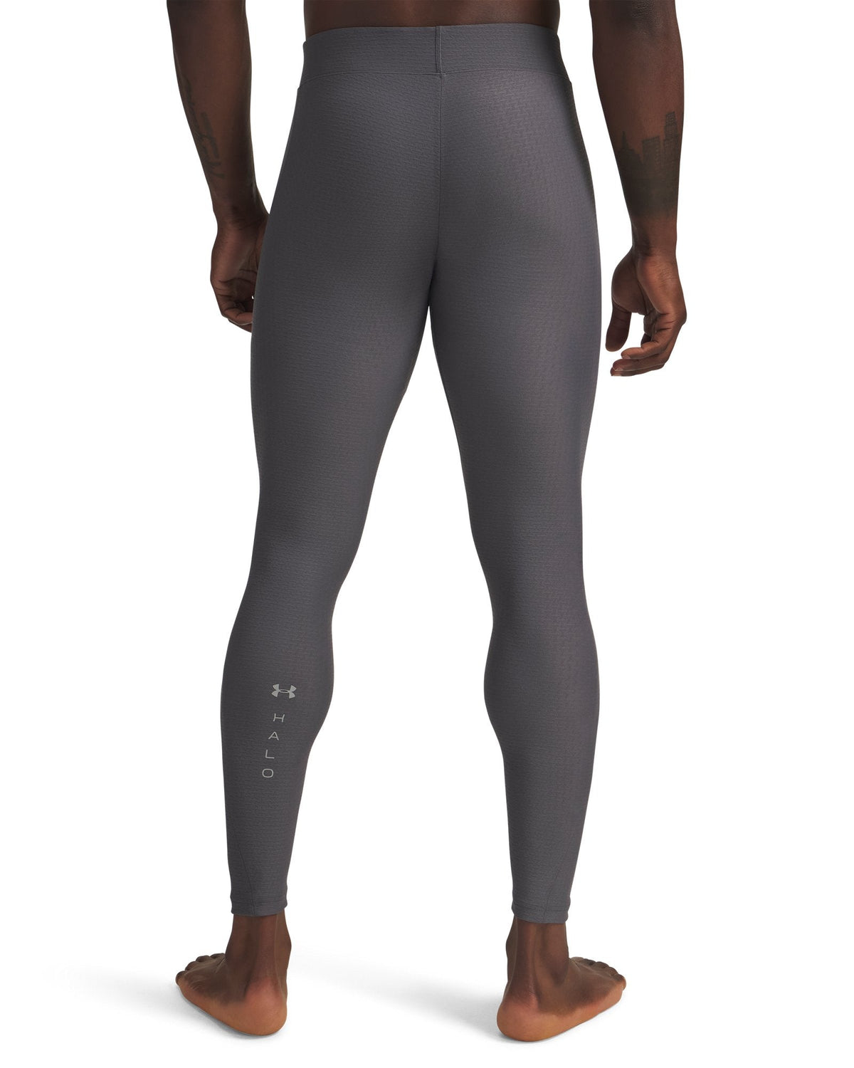 UA HB Bonded Auxetic Men's Leggings - Gray