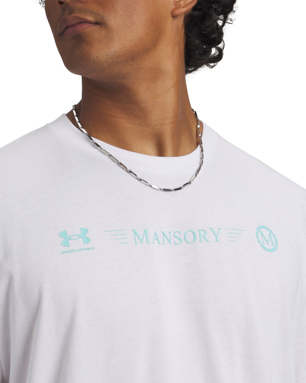 UA x Mansory Heavyweight Relentless Men's Short Sleeve - White