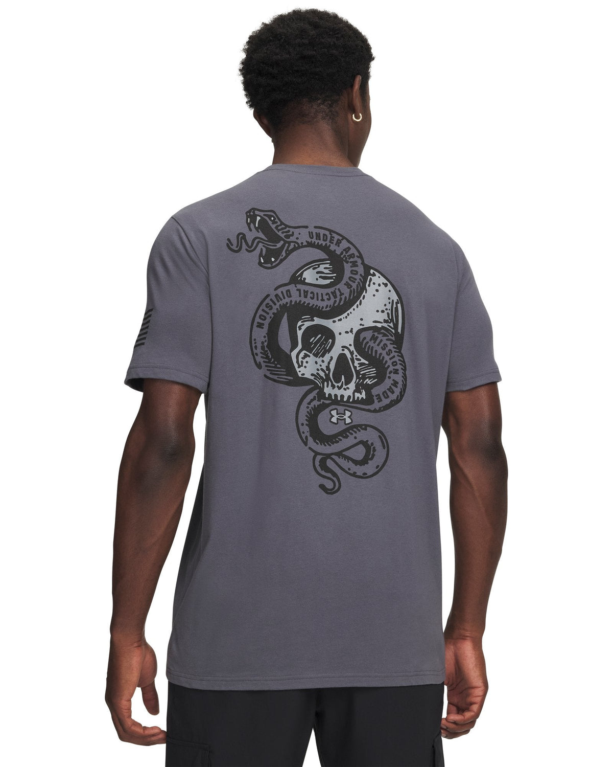 UA Freedom Tactical Logo Men's T-Shirt - Gray
