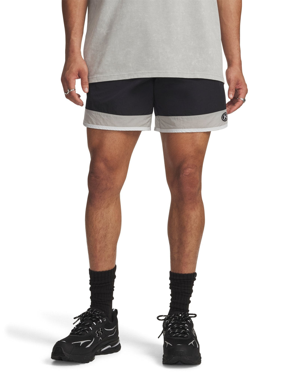 UA Icon Woven Track Men's Shorts - Black