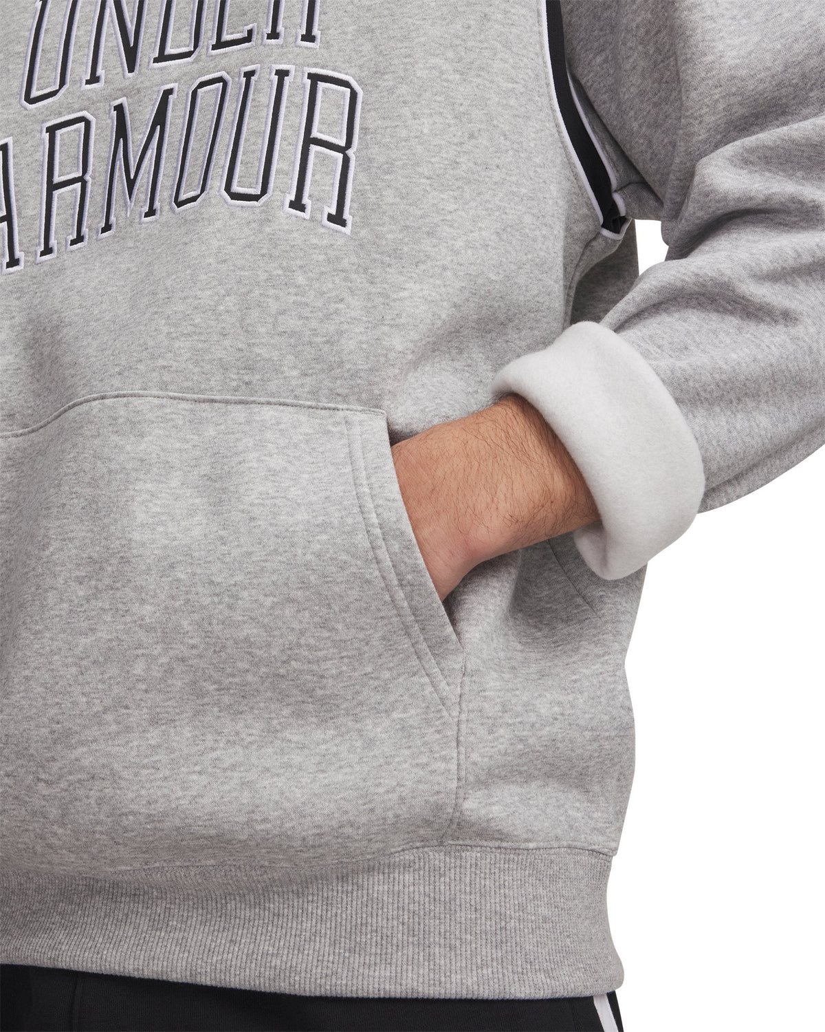 UA Rival Fleece Men's Hoodie - White