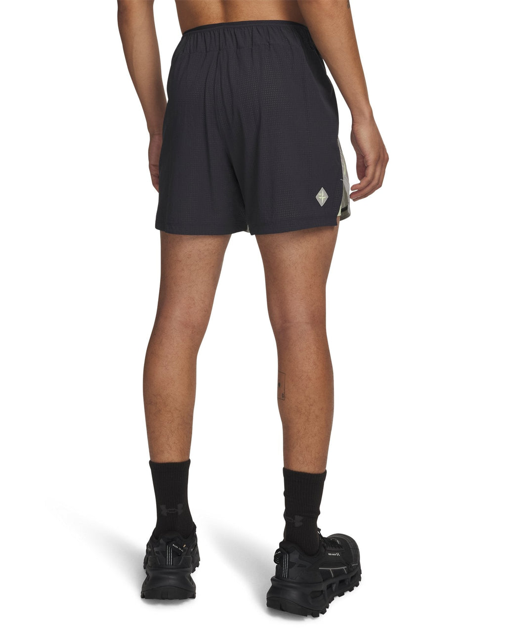 UA Trail Run Lined Men's 5" Shorts - Gray