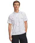 UA ArmourDry Printed Men's Polo - White