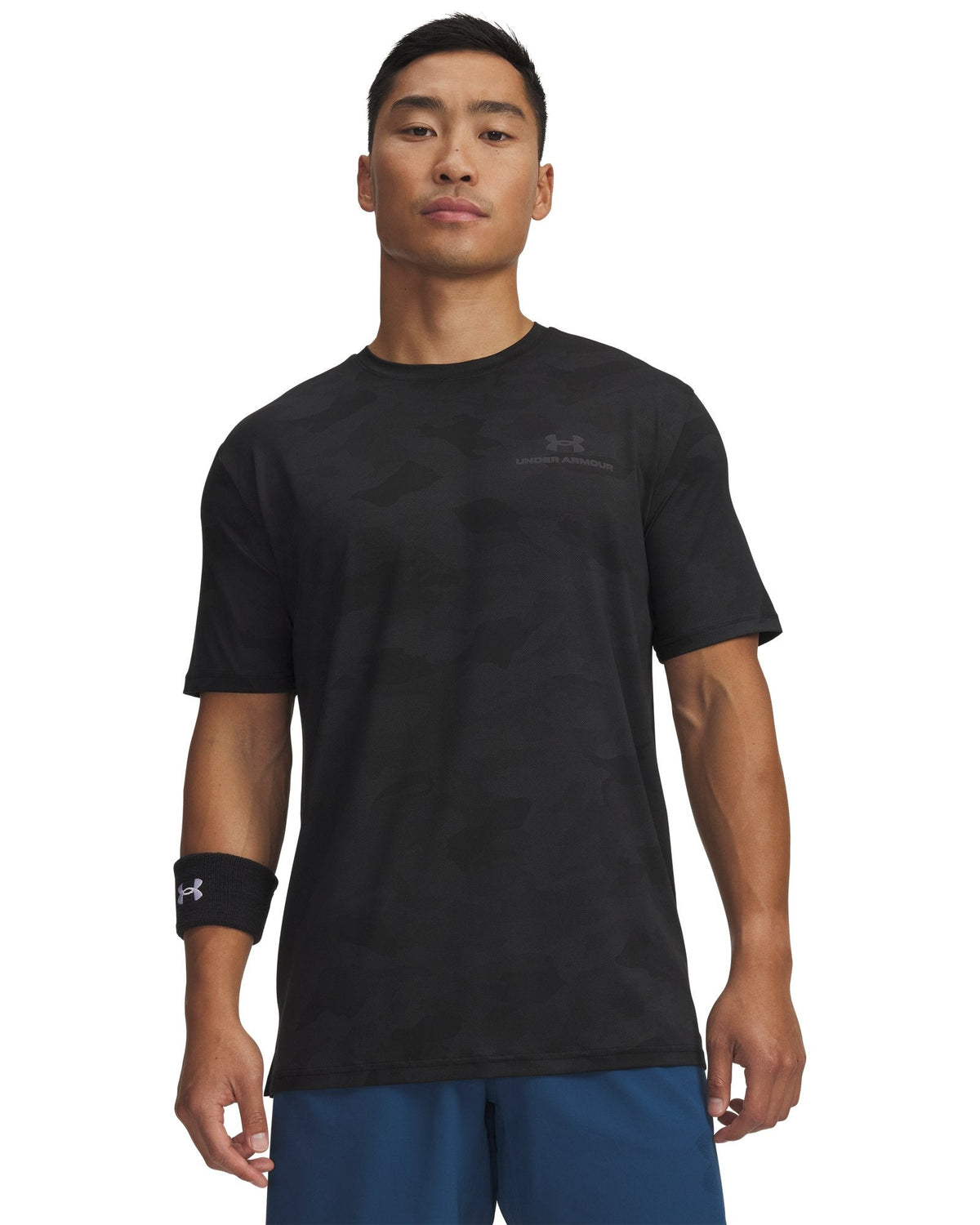 UA Vanish Energy Printed Men's Short Sleeve - Black