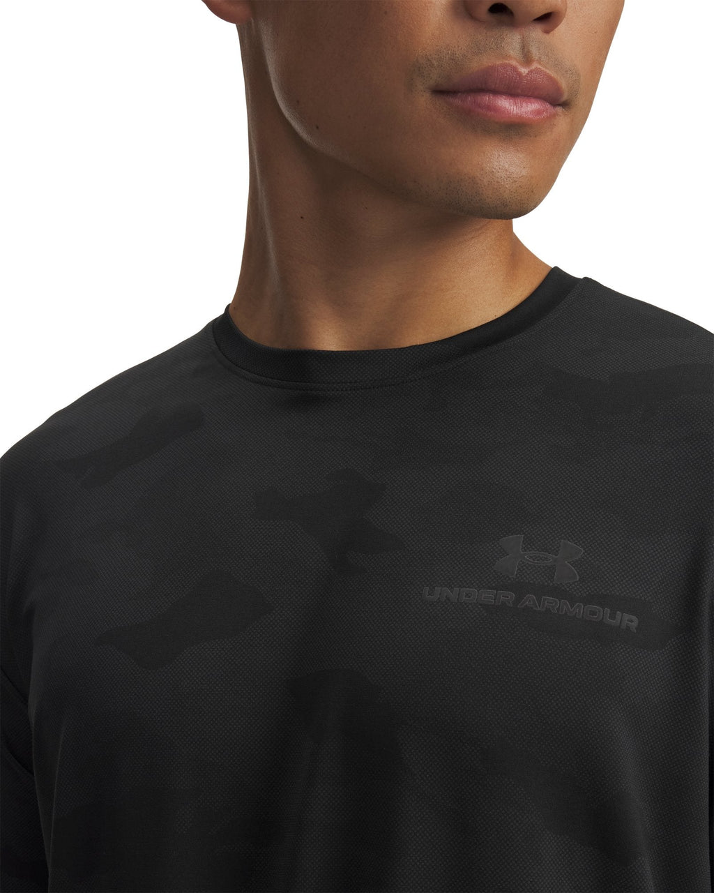 UA Vanish Energy Printed Men's Short Sleeve - Black