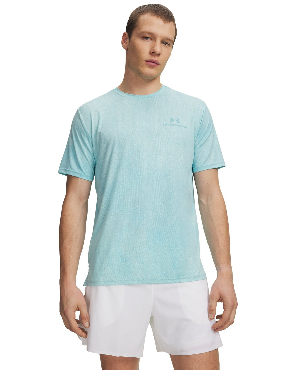 UA Vanish Energy Printed Men's Short Sleeve - Blue