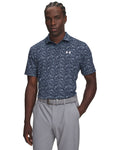 UA Matchplay Printed Men's Polo - Blue