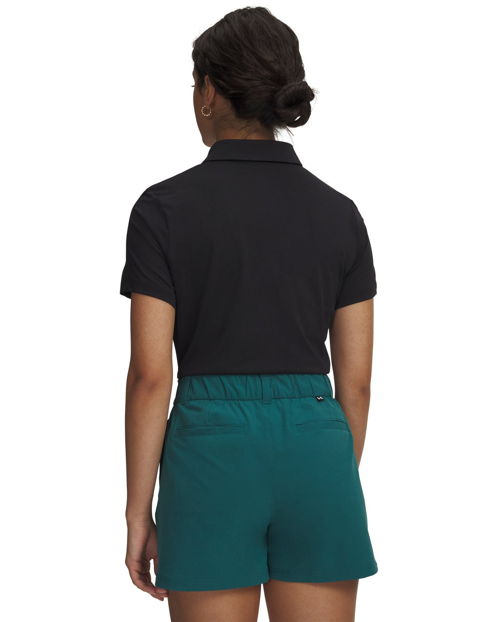 UA ArmourDry Women's Short Sleeve Polo - Black