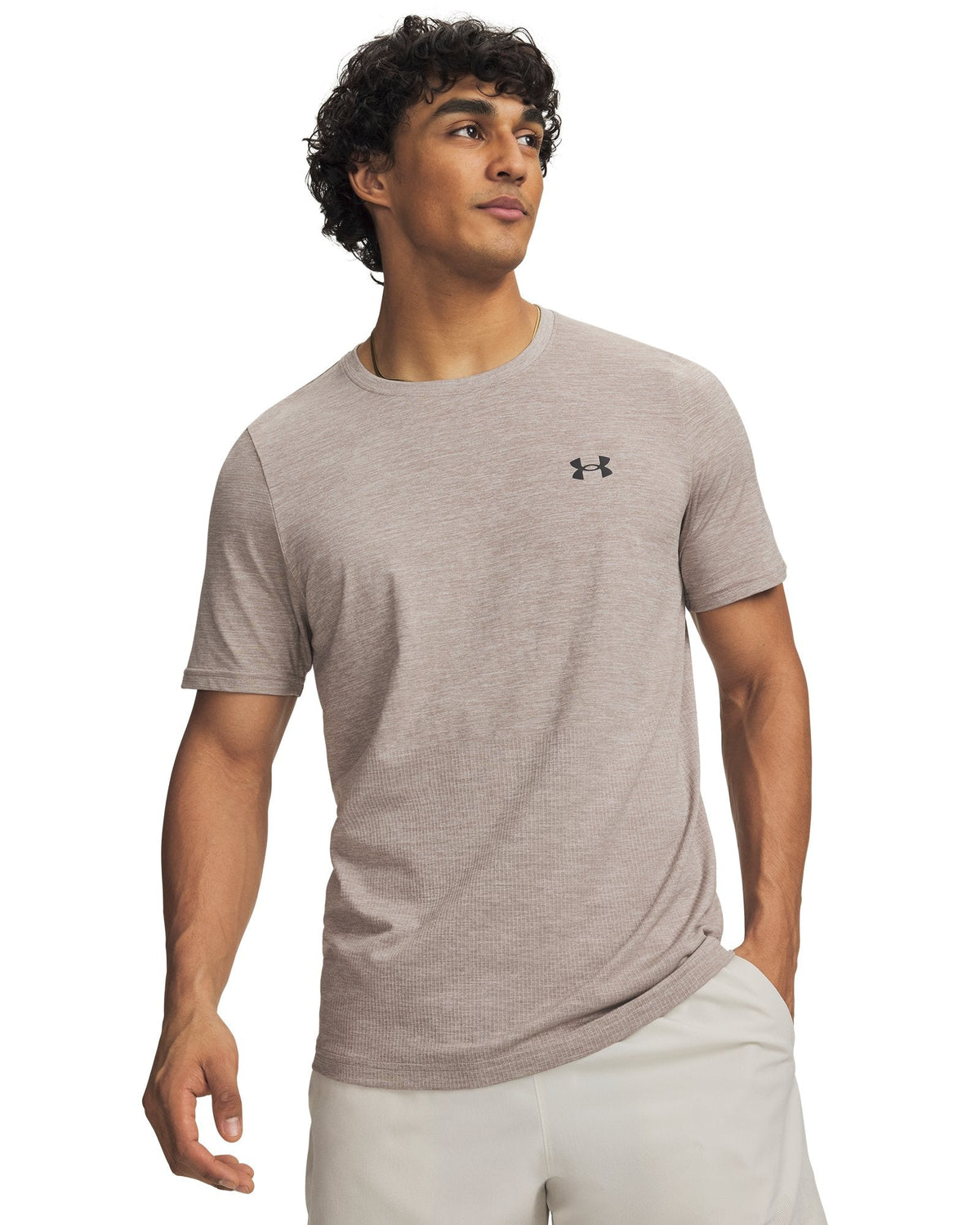 UA Vanish Elite Seamless Men's Short Sleeve - Brown