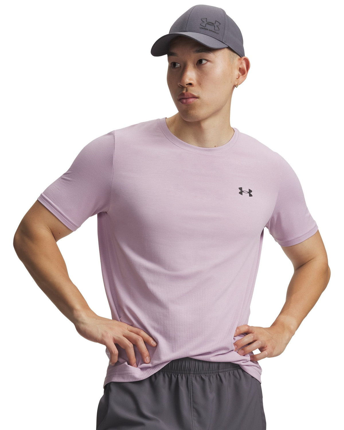 UA Vanish Elite Seamless Men's Short Sleeve - Pink