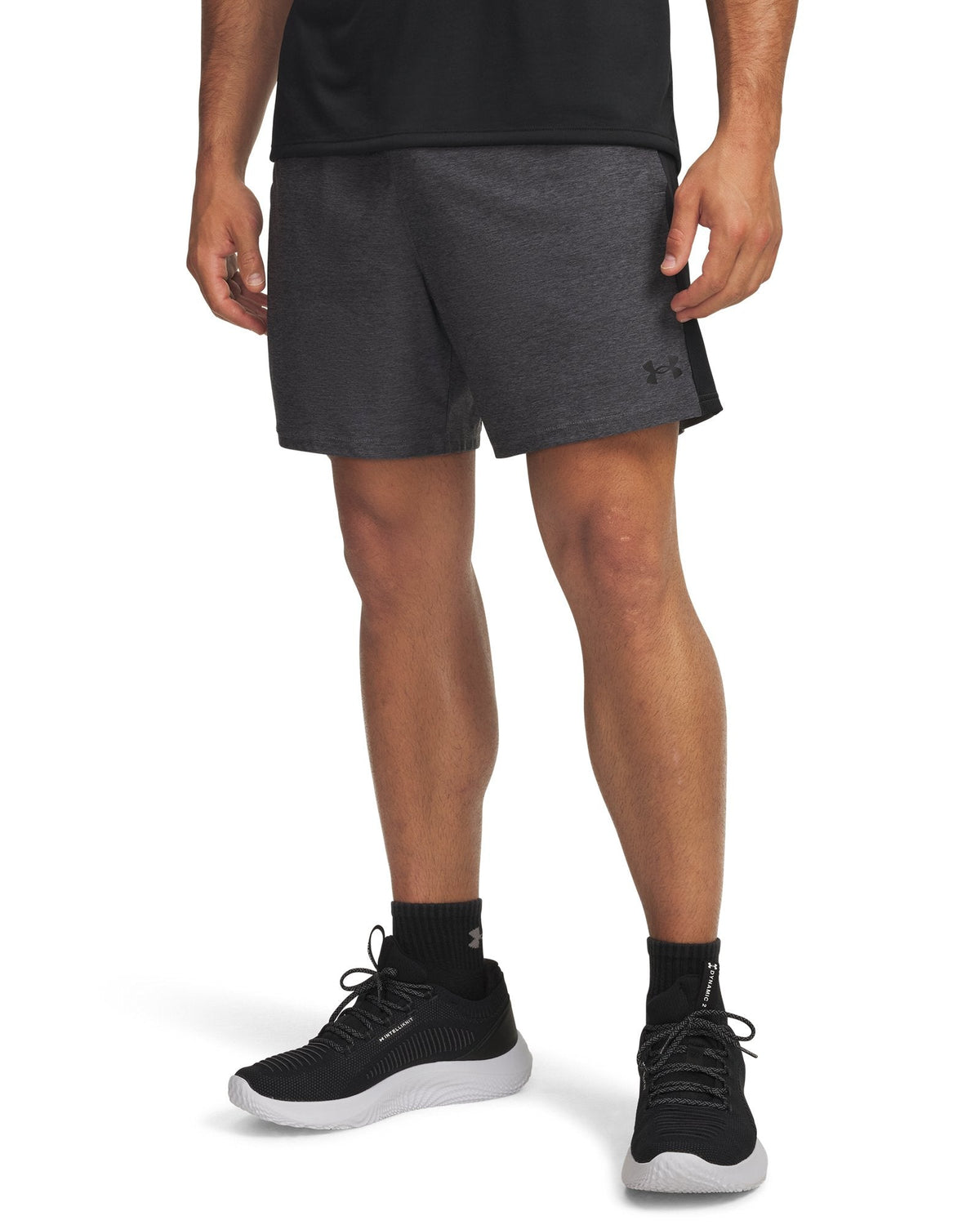 UA Stretch Knit Training Men's Shorts - Gray