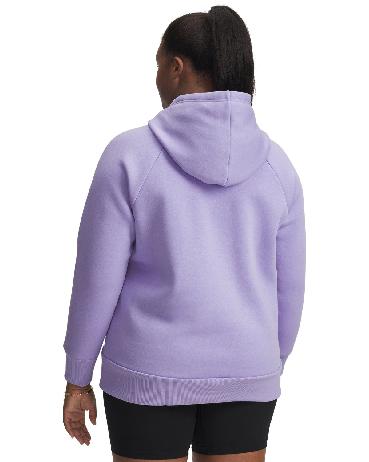 UA Rival Fleece Shimmer Women's Hoodie - Purple