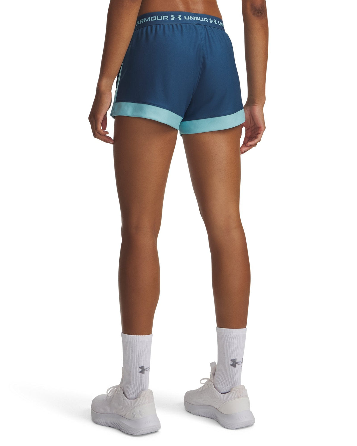UA Tech Play Up Colorblock Women's 3" Shorts - Pink