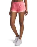 UA Tech Play Up Colorblock Women's 3" Shorts - Pink
