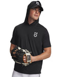 UA Utility Lightweight Men's Short Sleeve Hoodie - Black