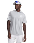 UA Utility Lightweight Men's Short Sleeve Hoodie - Gray