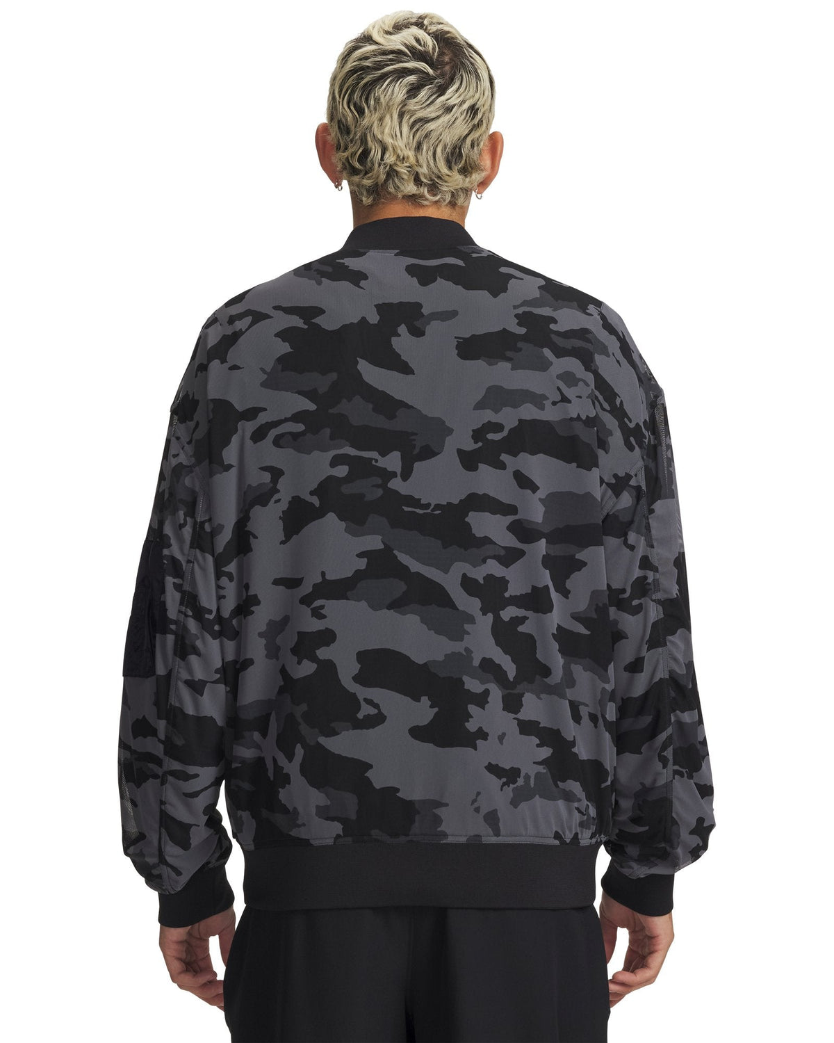 UA Sport Utility Mesh Men's Bomber Jacket - Black