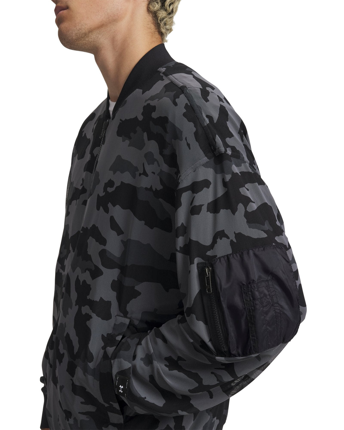 UA Sport Utility Mesh Men's Bomber Jacket - Black