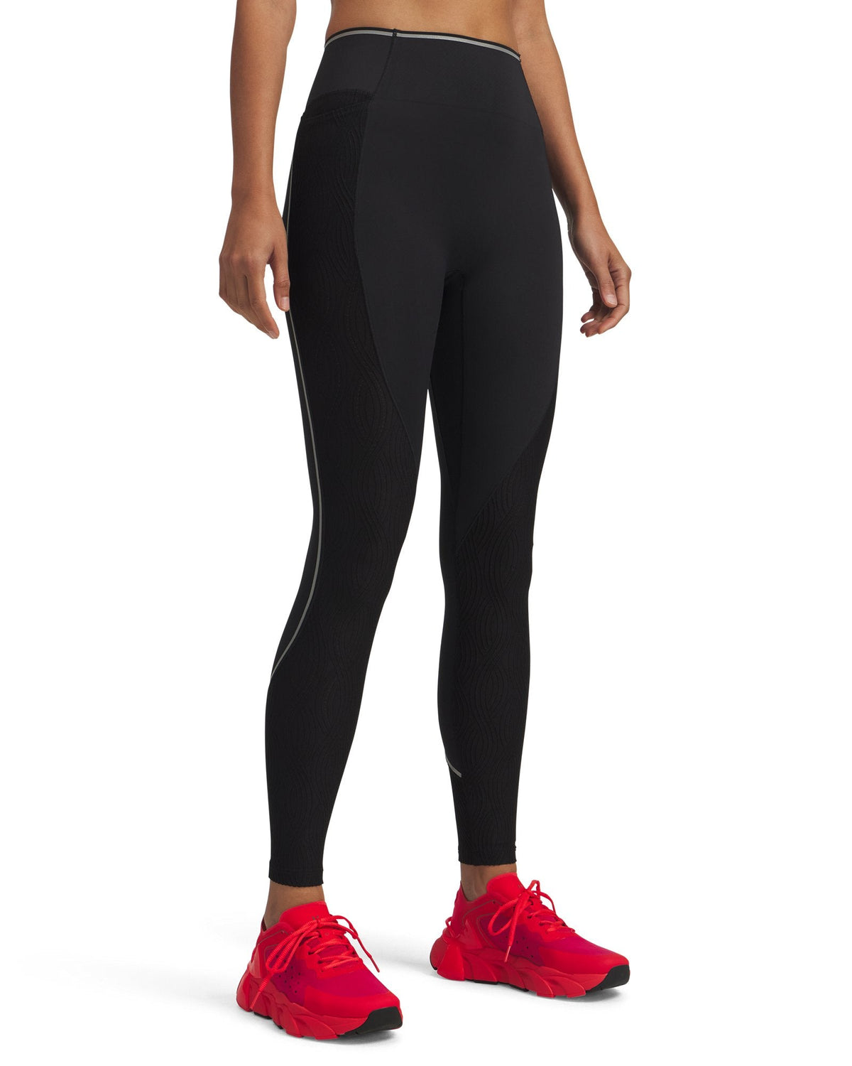 UA HB Jacquard Women's Leggings - Black