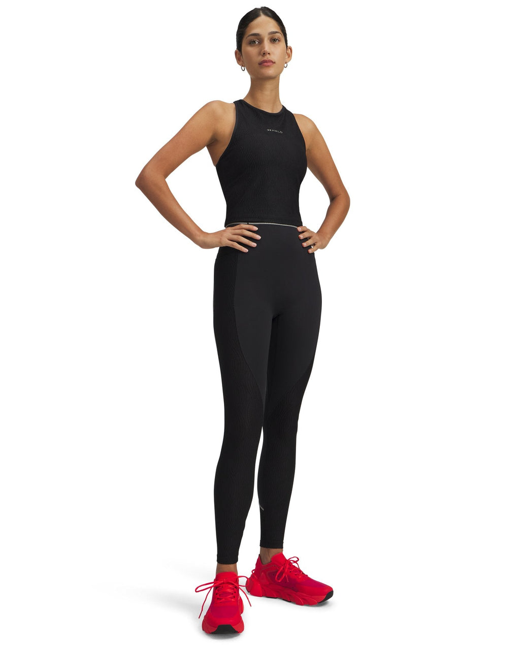 UA HB Jacquard Women's Leggings - Black
