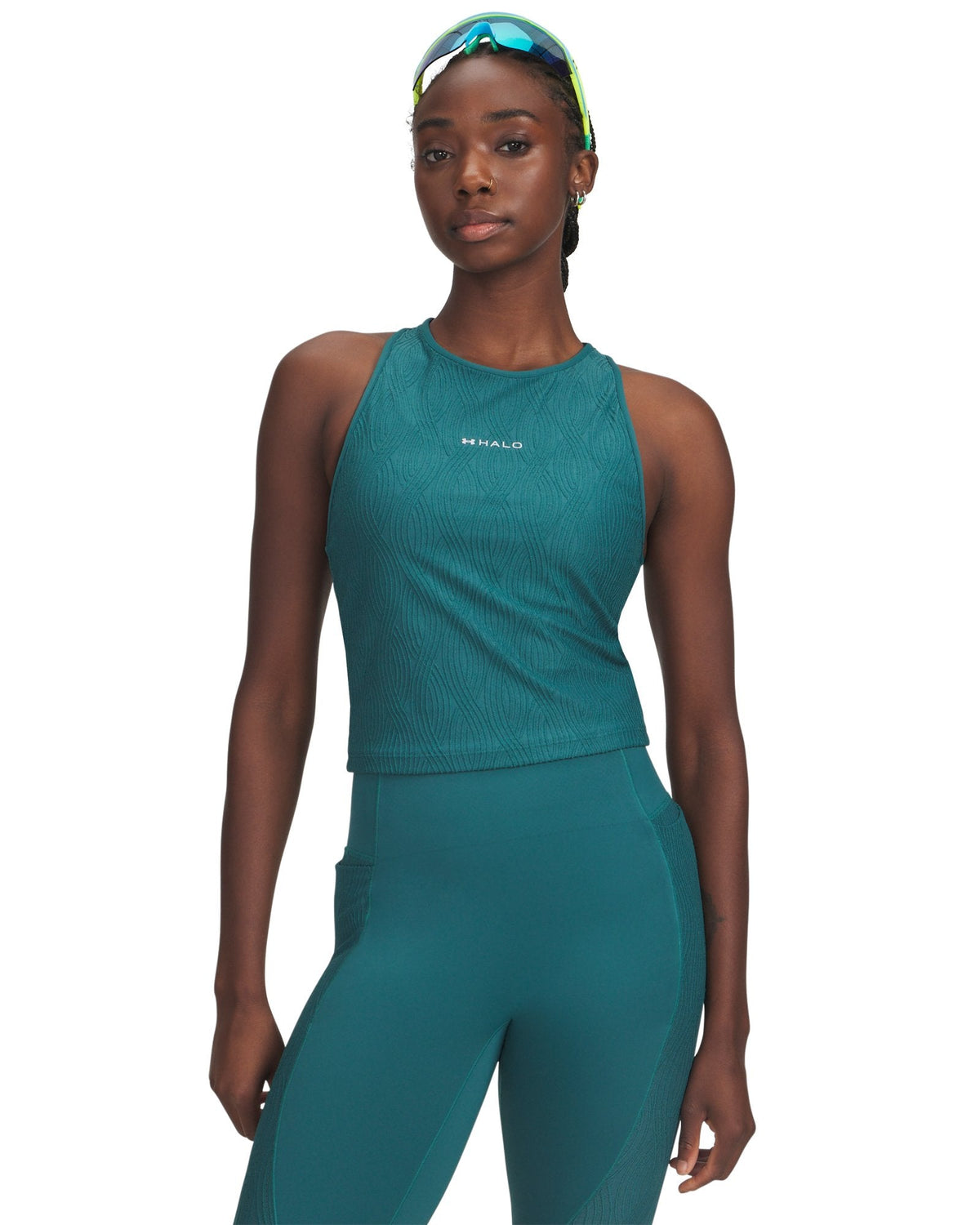 UA HB Jacquard Knit Women's Tank - Green