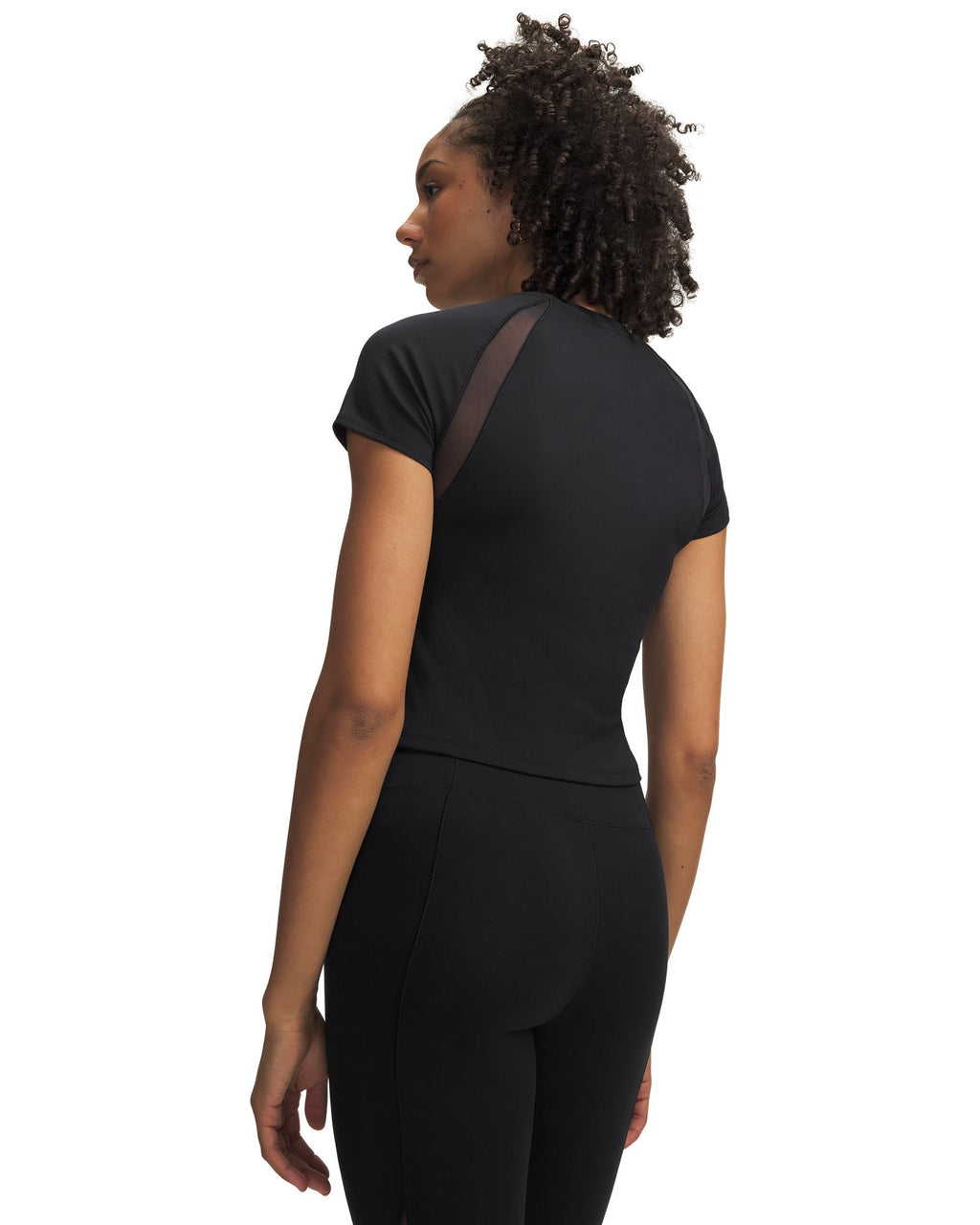 UA Motion Mesh Women's Short Sleeve - Black