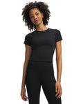 UA Motion Mesh Women's Short Sleeve - Black
