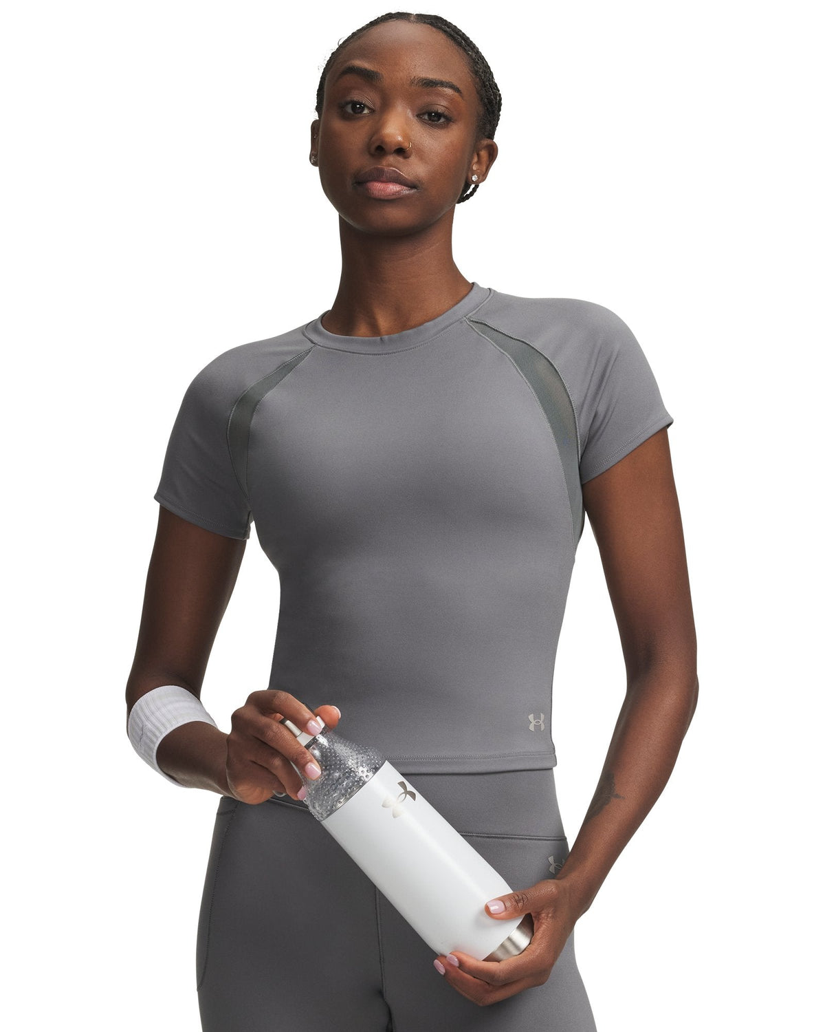 UA Motion Mesh Women's Short Sleeve - Green
