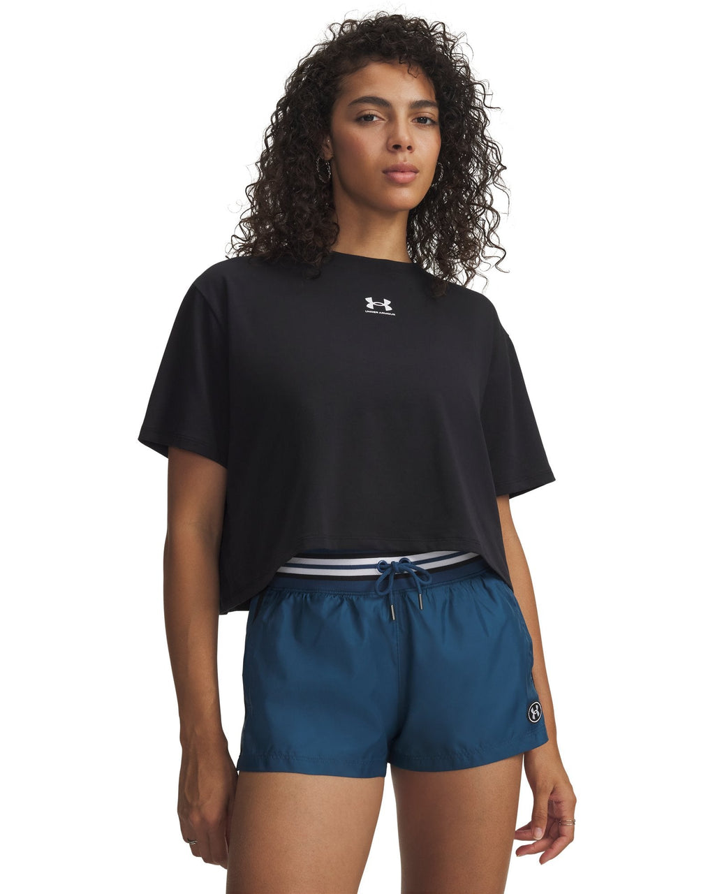 UA Rival Boxy Women's T-Shirt - Black