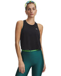 UA Tech™ Sport Mesh Women's Crop Tank - Black