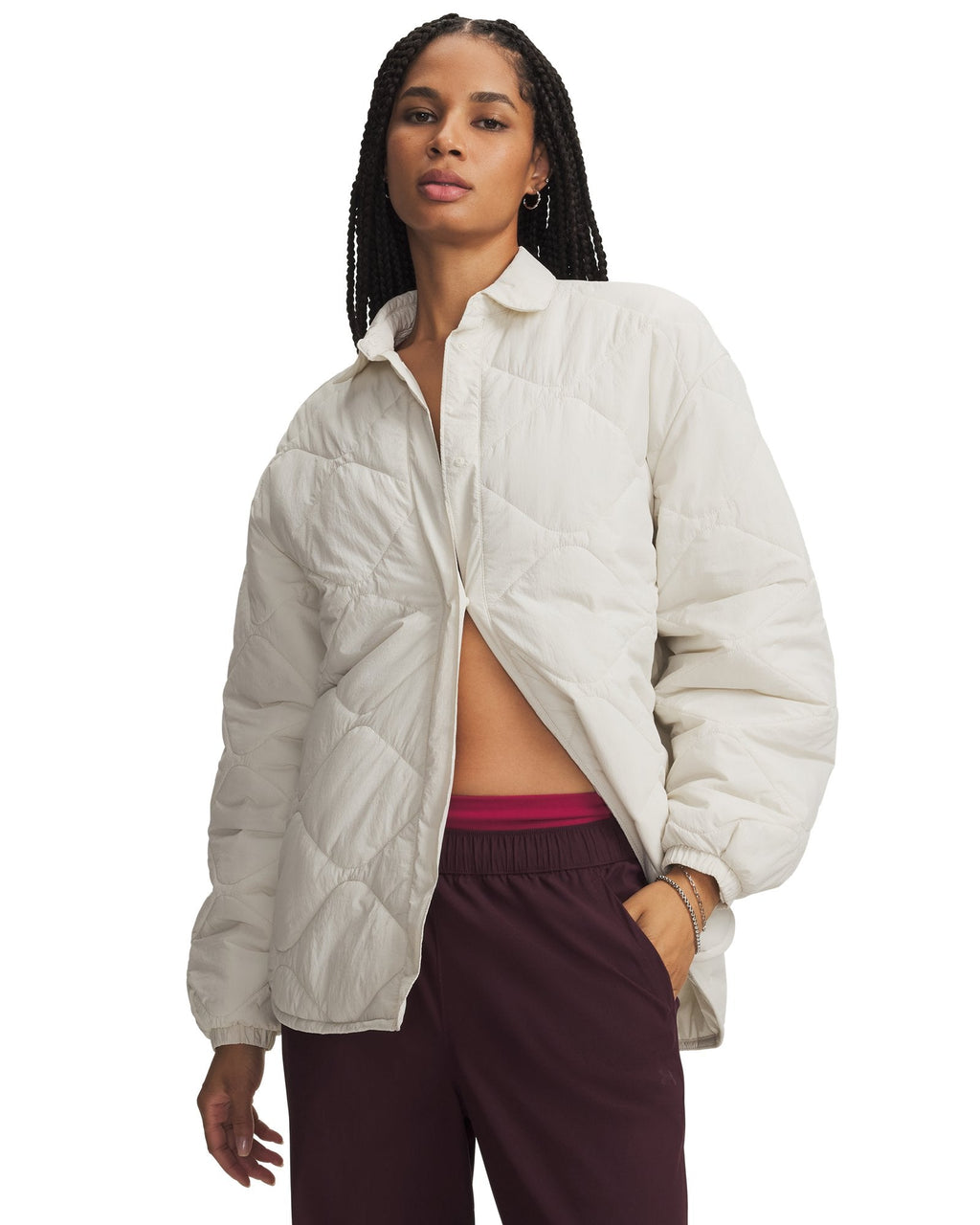 UA Heritage Women's Shacket - White