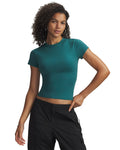 UA Motion Women's Fitted Short Sleeve - Green
