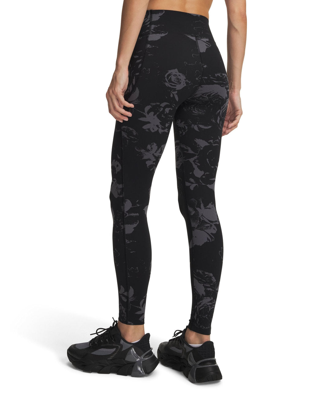 UA Motion Print Women's Ankle Leggings - Black