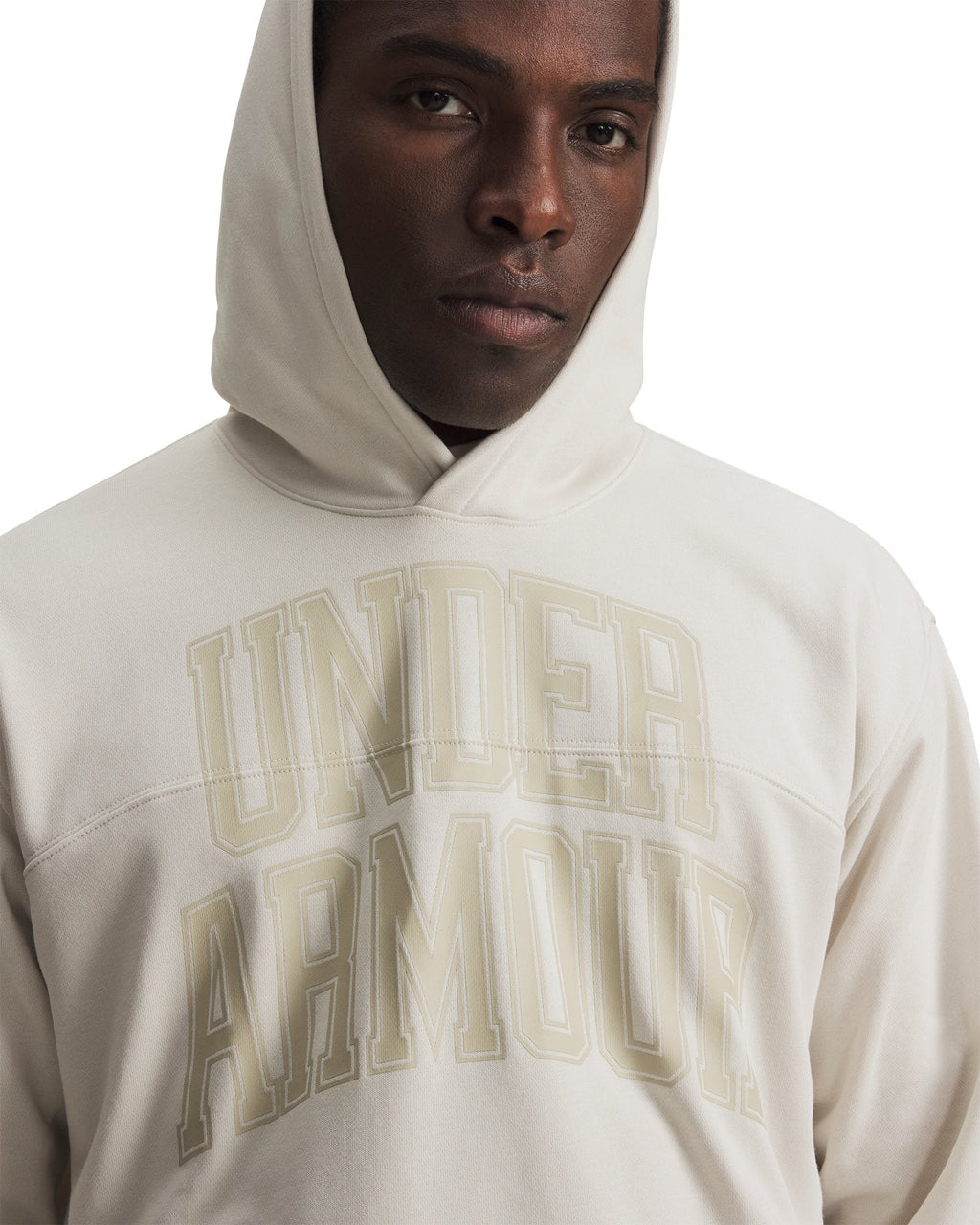 UA Rival Lightweight Graphic Men's Hoodie - White
